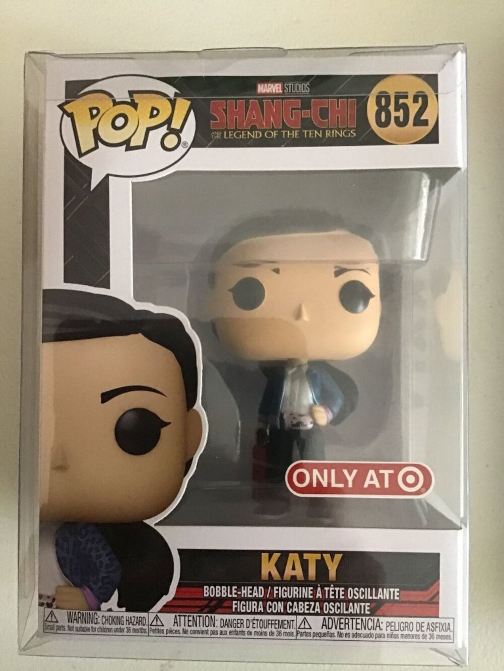 Funko Pop Marvel Shang-Chi Legend Ten Rings Katy #852 Target Exclusive w/ Protec